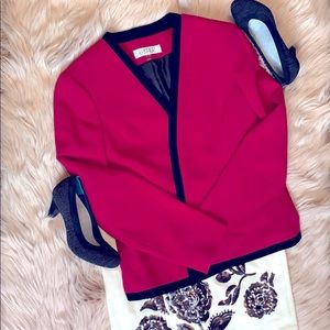 EUC Deep Pink Kasper Blazer